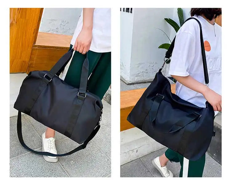 Large Travel Bag Women Tote Bag Handbag Waterproof Shoulder Bag Weekend Sports Gym Bag Female Personalized Custom Logo Pattern