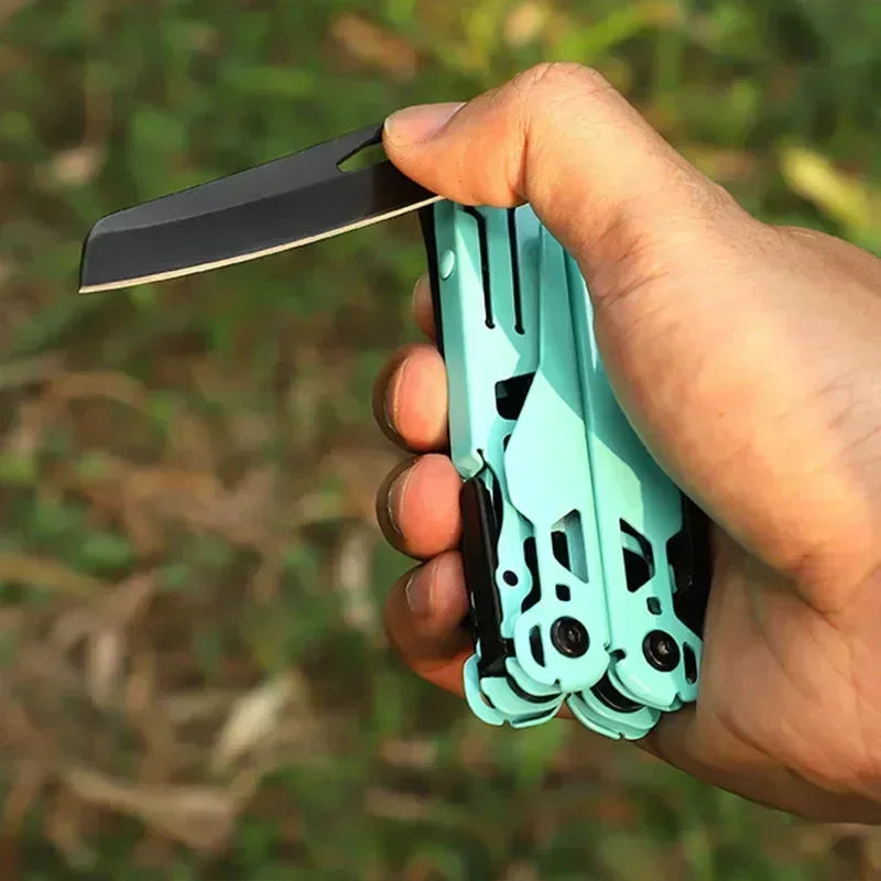 BHBT 19 in 1 Multitool Pliers Folding Knife Multi Tool Hoxagon Wrench Outdoor Camping EDC Tool Home Repair Maintenance