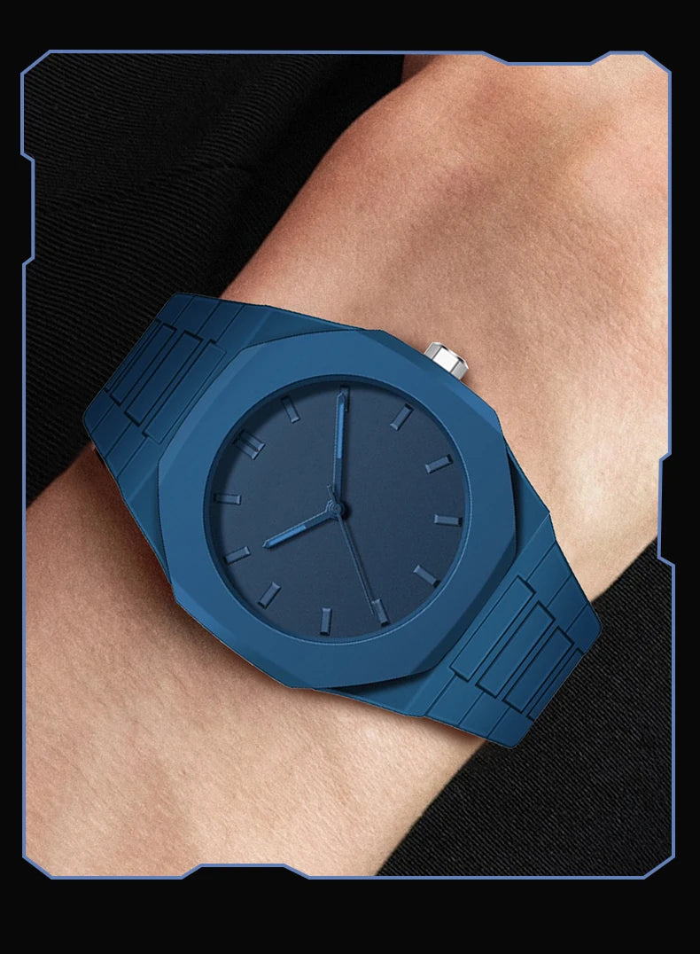 2025 New Modern Simple Creative Sports and Leisure Watch Creative Design Waterproof Quartz Movement Energy Watches Gift for Men