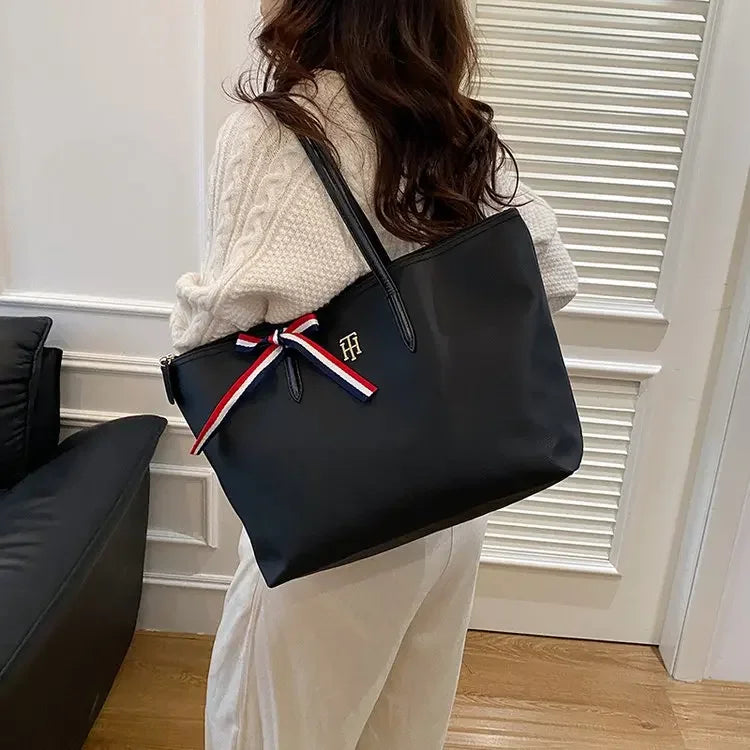 Vintage Elegant Diaper Bag: Luxury Crossbody Handbag For Women With Designer Letter Logo And Large Capacity Tote Function