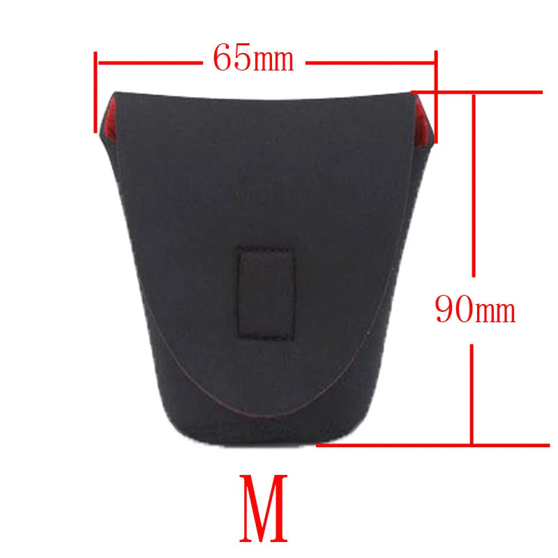 1pcs S M L XL XXL Neoprene waterproof Soft Camera Lens Pouch bag Case Size
