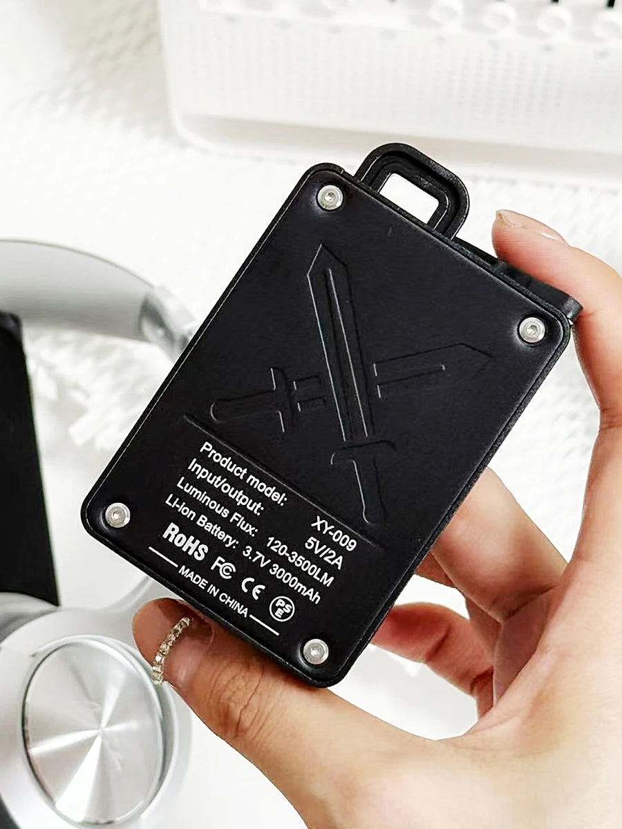 LiitoKala multifunctional mini "camera" light 3500LM large floodlight, suitable for hiking, outdoor activities, work, and picnic