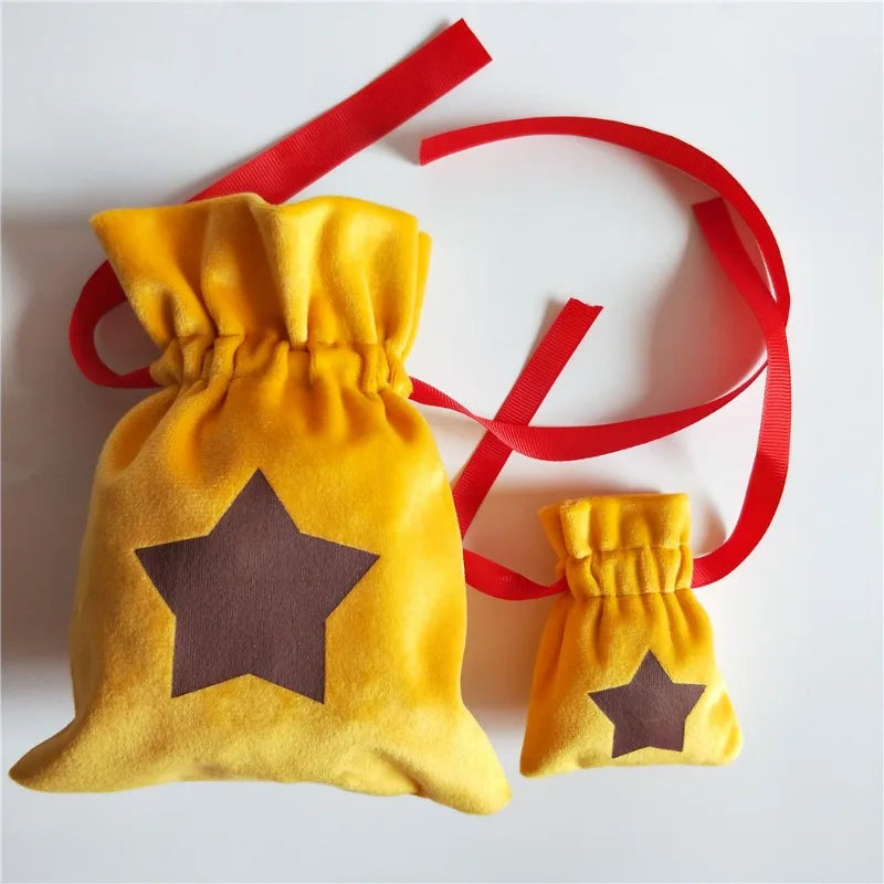 Animal Crossing Kawaii Hand Bags Anime Cosplay Short Plushes Coin Purse Cute Drawstring Bags Earphone Storage Bag Kids Toys Gift
