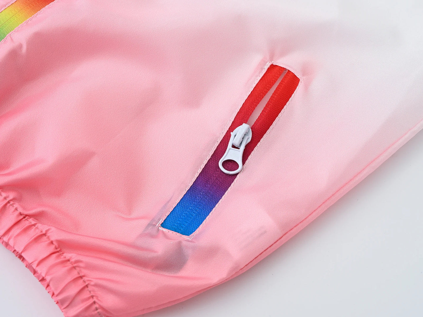 Children's gradual color sunscreen clothes boys and girls summer hooded sunscreen jackets breathable light skin clothing