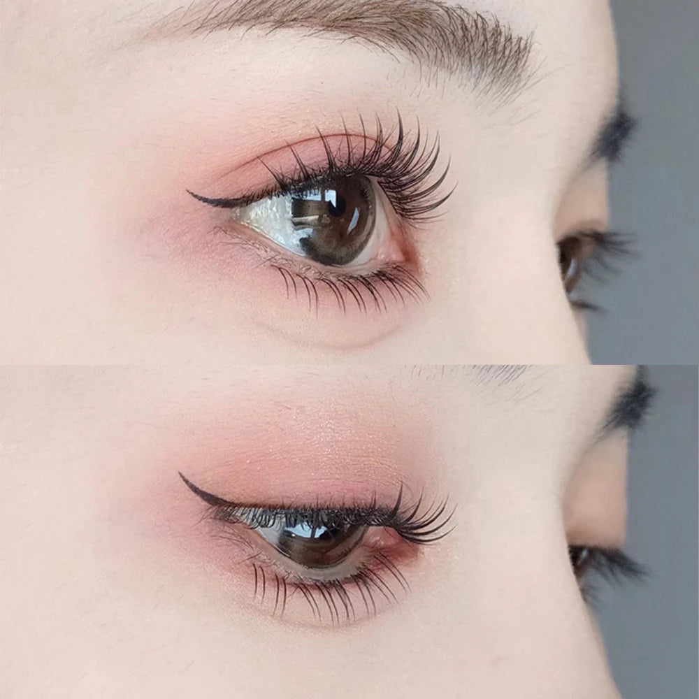 90 Bundles Mink Individual Cluster Lashes 3D Natural Russian Manga Eyelash Extensions DIY Makeup Tool for Women