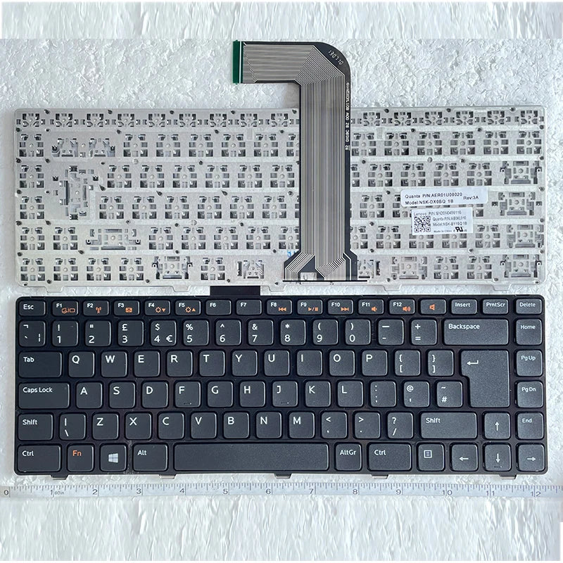 US/RU/SP/FR/AR/UK Keyboard For DELL Vostro V1440 V1450 v2420 2520 V3350 V131D Inspiron 7520 7420 15RR-3518 5520 14Z-N411Z