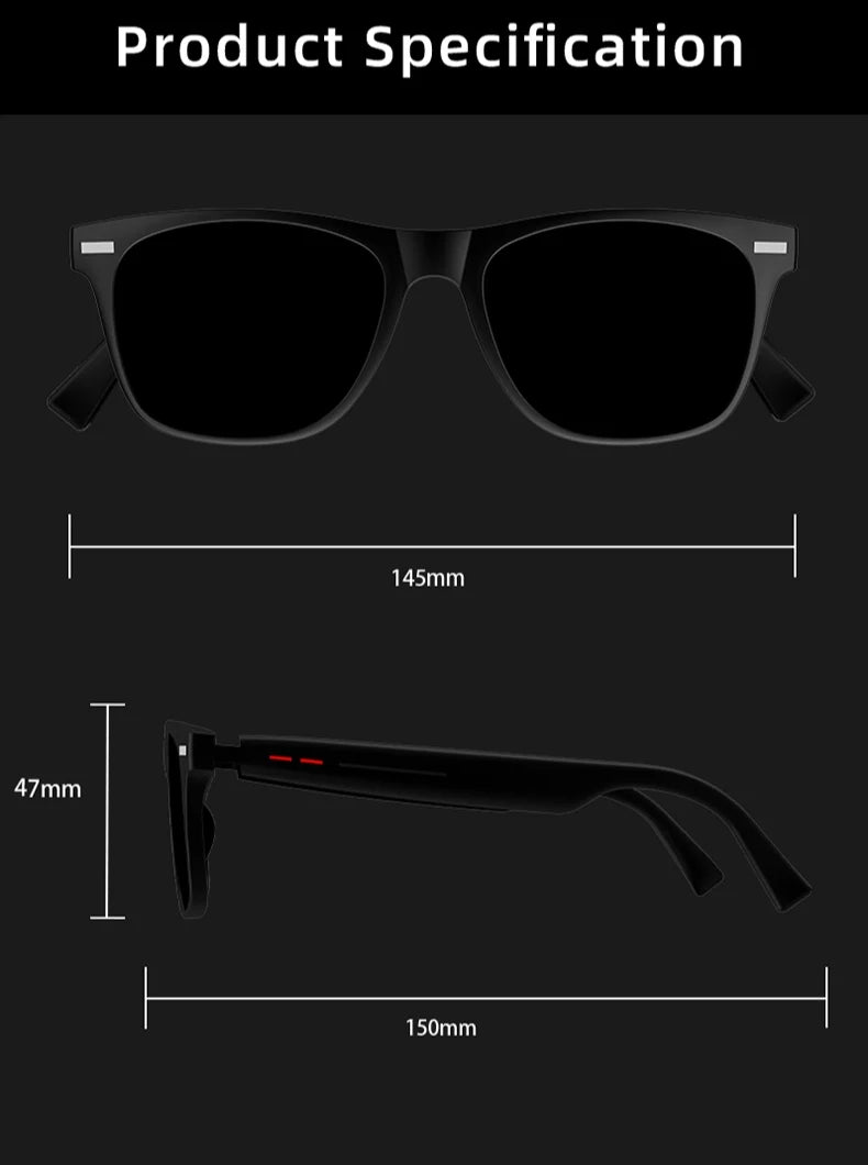 New Camera Smart Music Women Men Sports Sunglasses Headphones Wireless Bluetooth Talking Headset HIFI Audio Bluetooth Glasses