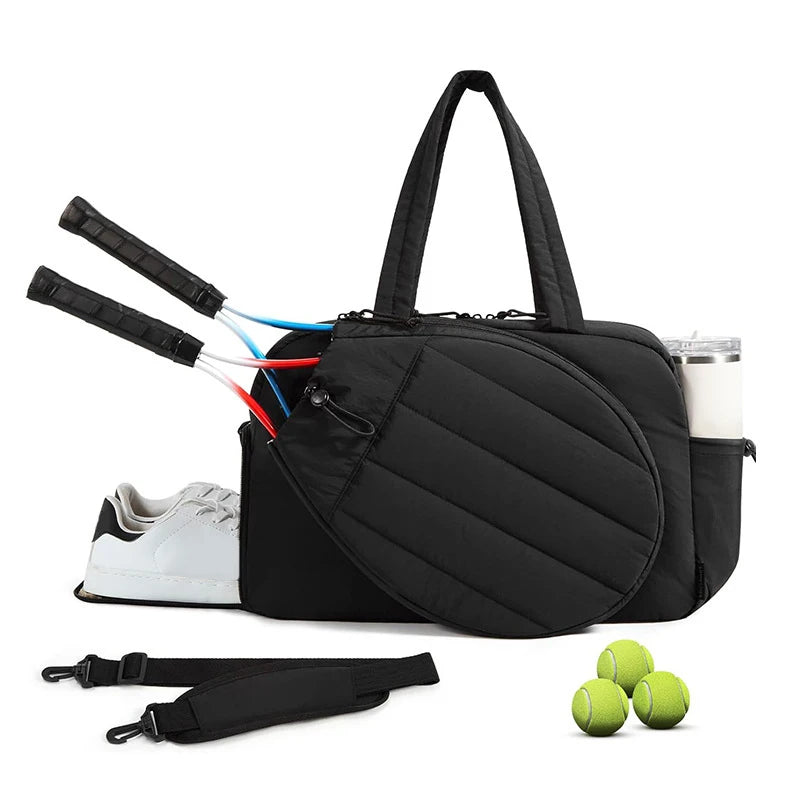 Gym Bag for WomenTennis Rackets Bag Outdoor Travel Sports Training Shoulder Bags Badminton Paddle Handbag Weekender Duffel Tote