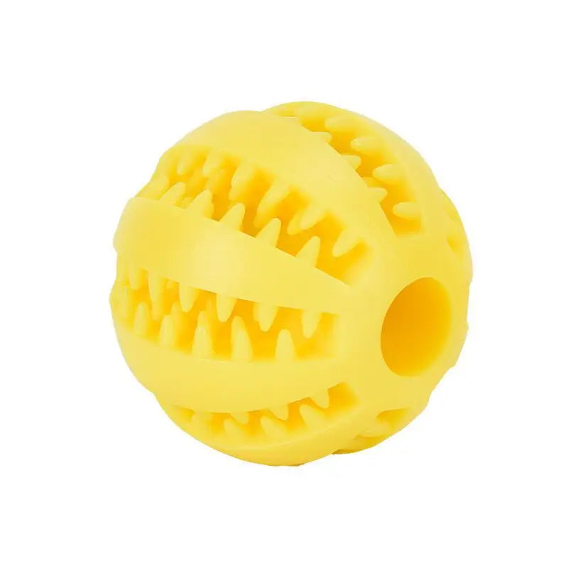 Pet Food Treat Feeder Dog Ball Nontoxic Bite Resistant Interactive Chew Toy Teeth Cleaning Ball Indoor Outdoor Cat Playing Toy