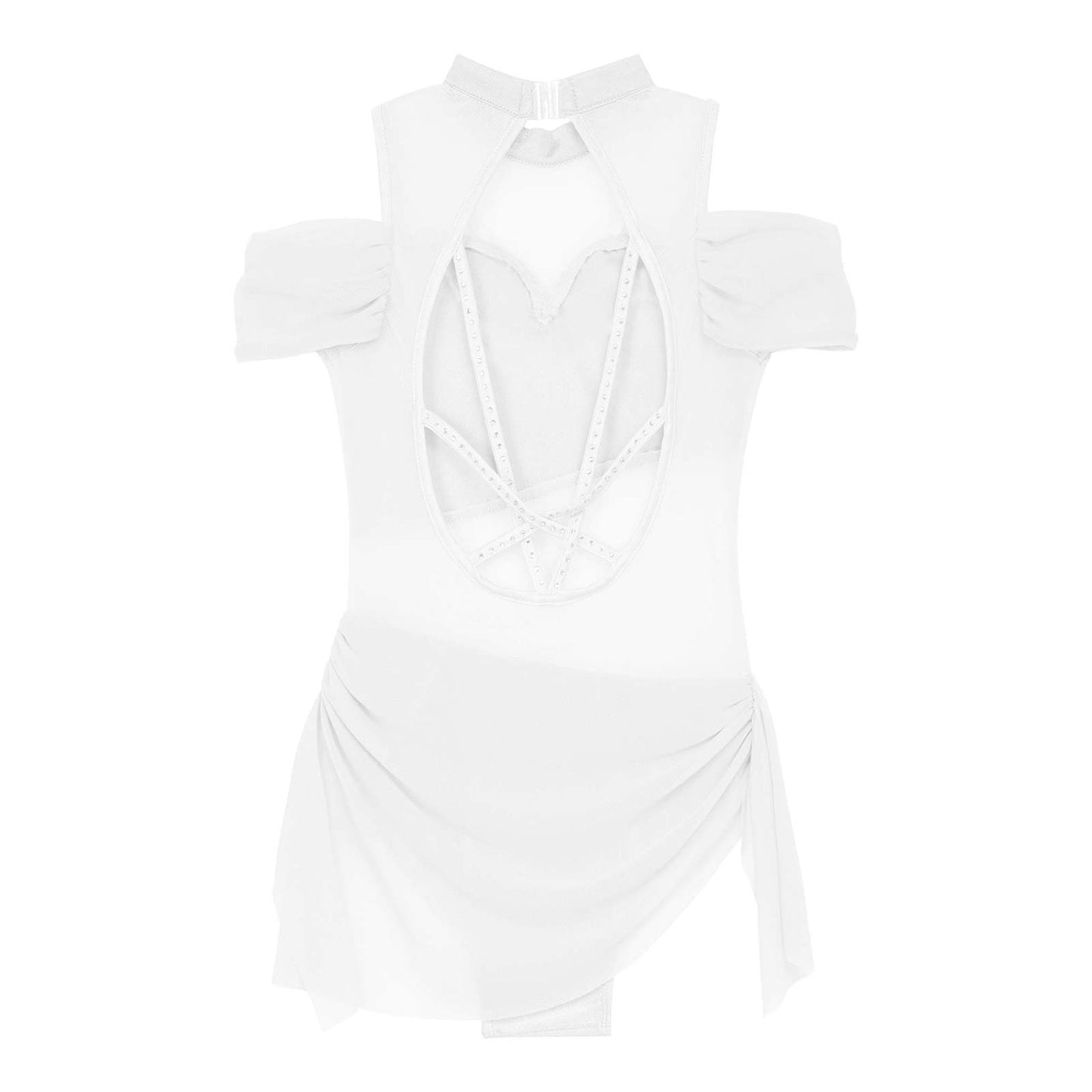 Kids Girls Sleeveless Sports Gymnastics Workout Dress Children Patchwork Ballet Dance Leotard Ballerina Fairy Party Costumes