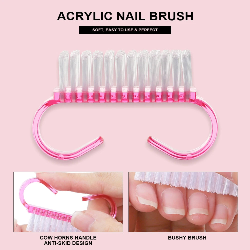 Nail Acrylic Powder and Liquid Monomer Nails Art Decoration For Manicure Set Kit Crystal Nail Glitter 3D Nail Tips Carving Tools