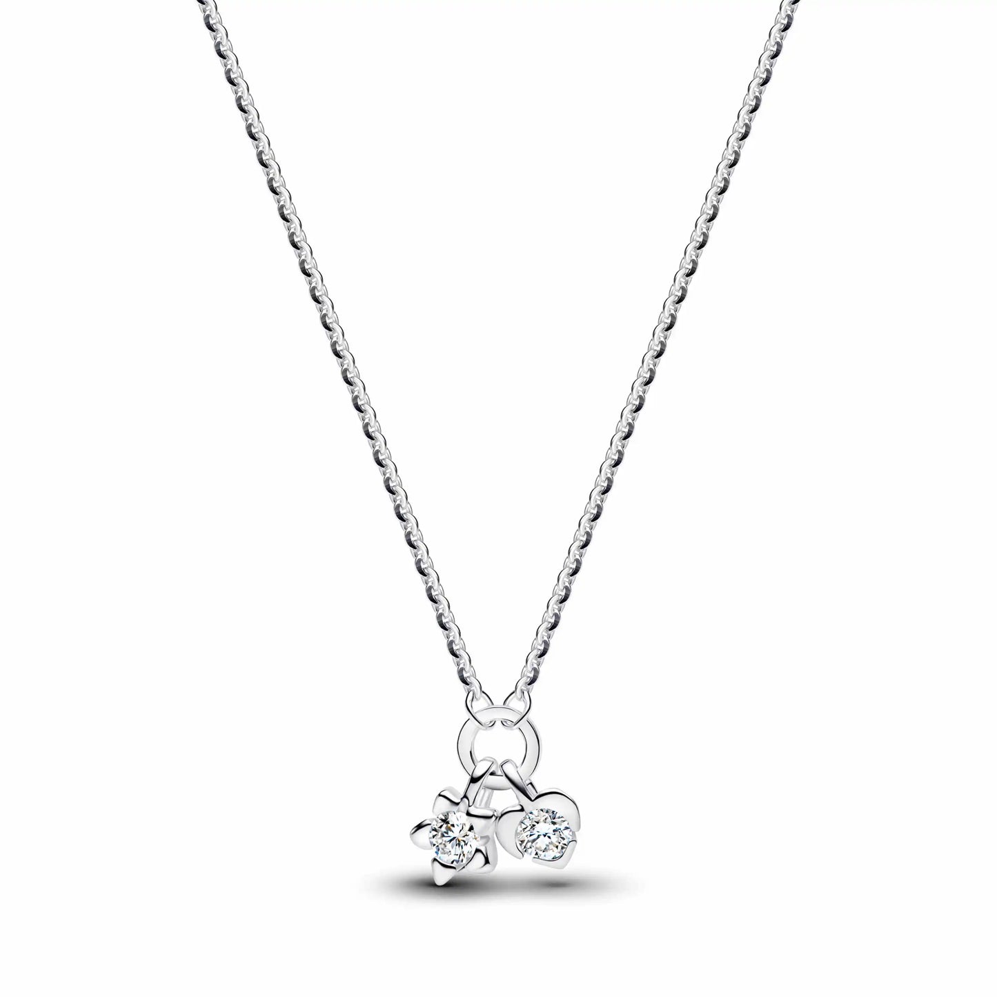 New 925 Sterling Silver Four Leaf Clover Flower Ear Stud Ring Pendant Bead fit DIY Women's Bracelets Necklaces Jewelry Gifts