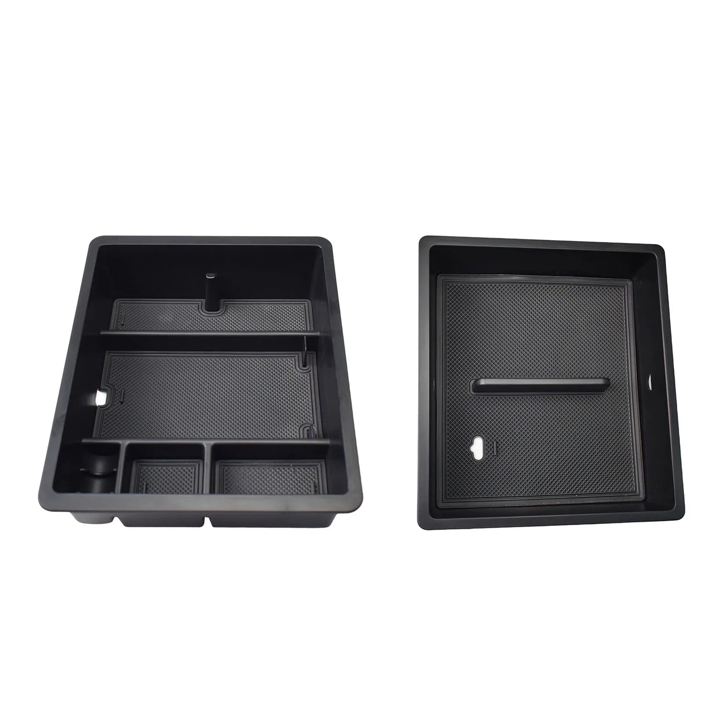 Center Console Organizer Tray for 2024 2025 Chevy Silverado EV WT and 2024 2025 GMC Sierra EV Armrest Storage Box Accessories