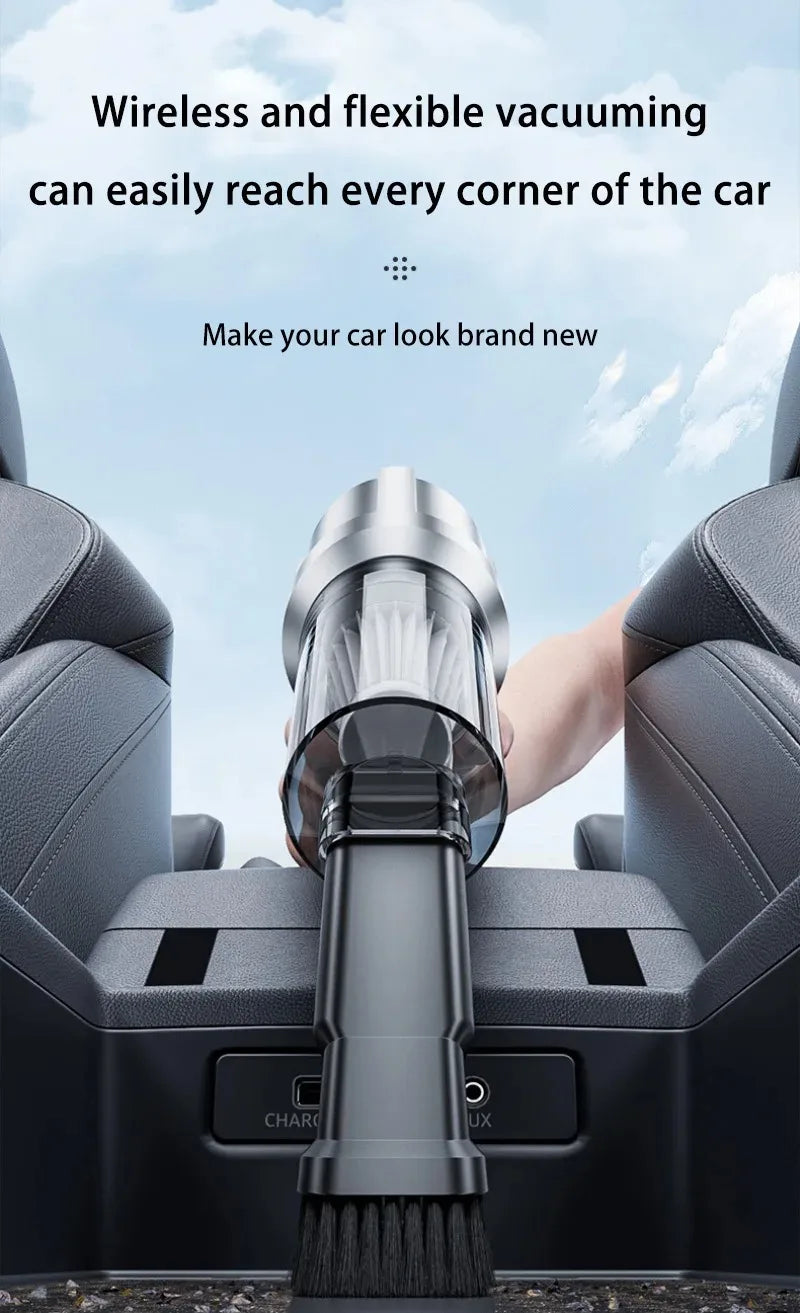 Car Vacuum Cleaner Wireless Portable Mini Vacuum Cleaner Handheld Powerful Vacuum Car Cleaner Cleaning Machine Home Appliance