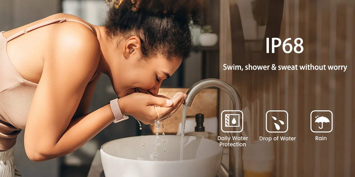 Viiray Fitness Smart Watch for Men and Women, Bluetooth Call, SpO2 Sleep Heart Rate Monitor,Fitness Tracker, IOS and Android