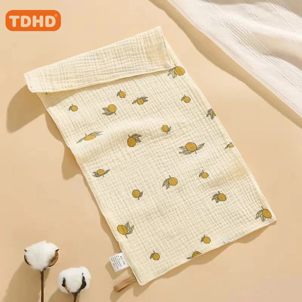 TDHD Cotton Muslin Baby Face Towel Long Burp Cloth for Newborn Kindergarten Hand Towels Infant Drooling Bibs Washcloth Baby Item