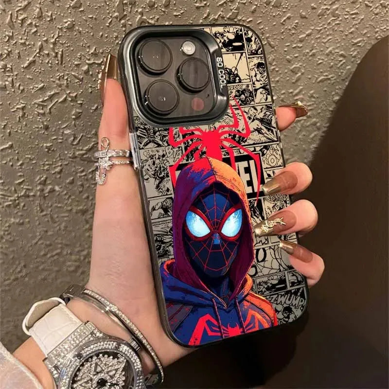 Cute S-Spiders Mens Phone Case For iPhone 17 17e 16e 16 15 14 13 12 11 mini ProMax X XR XSMAX 8 7 Air Plus Anti Fall Matte Cover