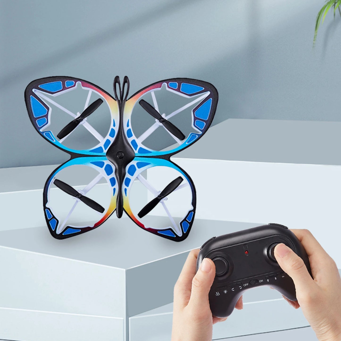 Mini Drone for Kids Remote Control Drone with Colorful Light 3D Flip, Headless Mode, Altitude Hold Ideal gift Toy for Beginners