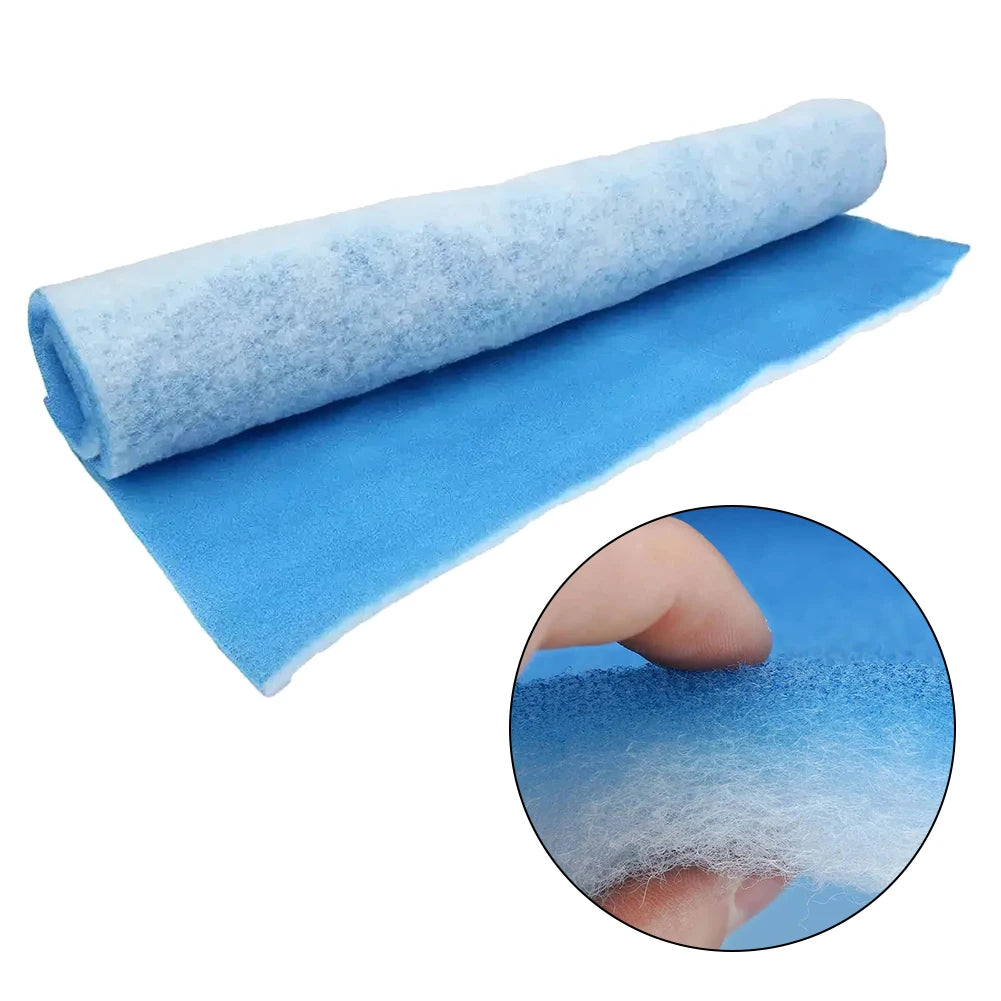 1 Roll 1x1m Polyester Fiber Air Filter Cotton For Automobile Spray Booth Air Filter Waterproof Material Extraction Panel