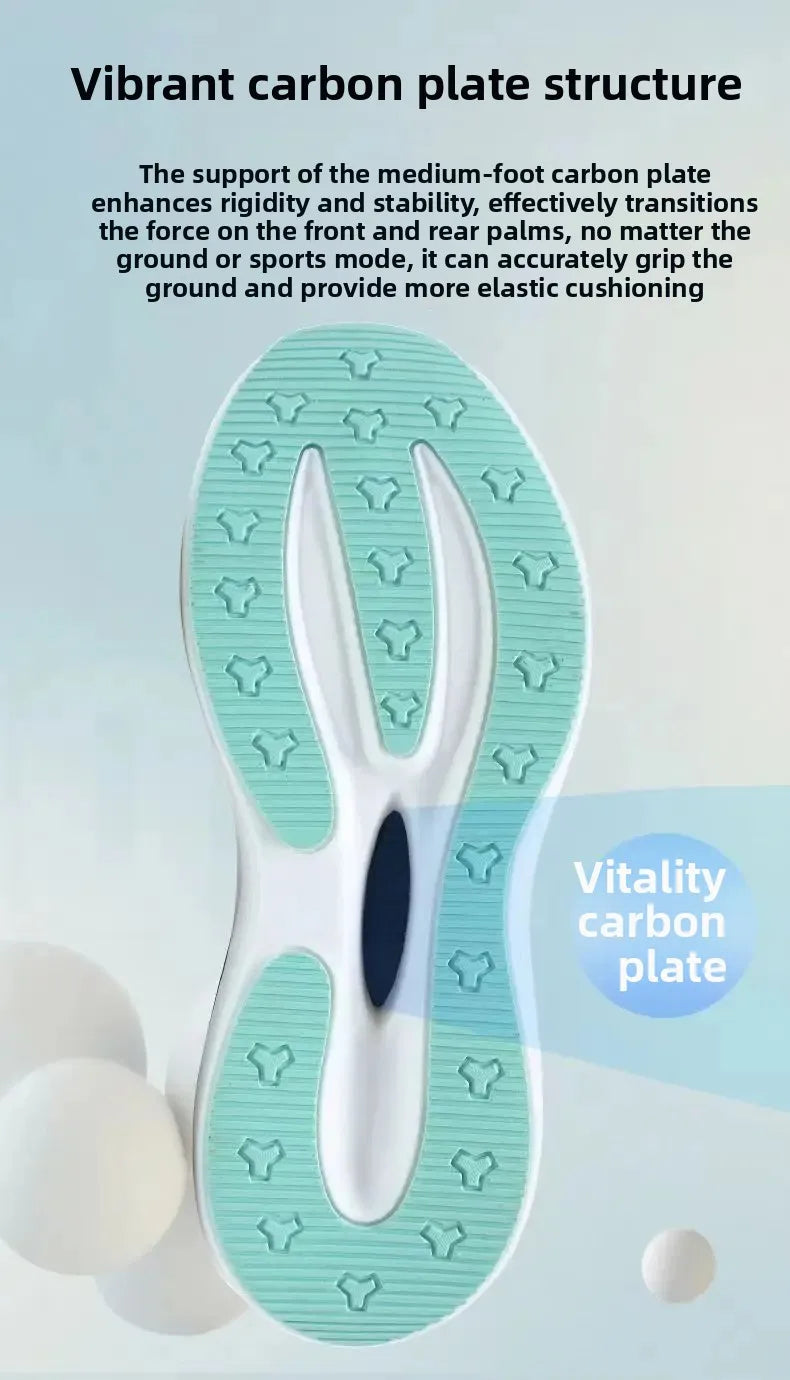 Ice Silk Mesh Sports Shoes Running Shoes Thick Bottom Soft Bottom Breathable Trendy Casual Men's Shoes Comfortable EVA Insole