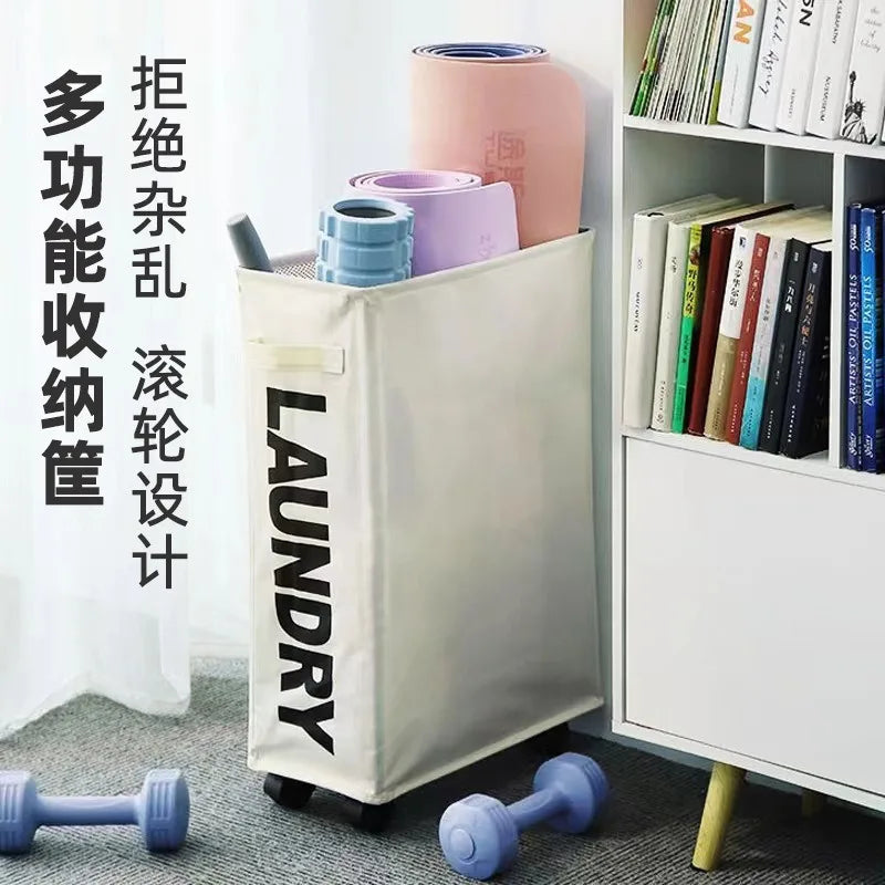 in stock Laundry Basket  Large Capacity Yoga Mat Storage Basket Multifunctional Foldable Waterproof Dirty Clothes Storage Bag