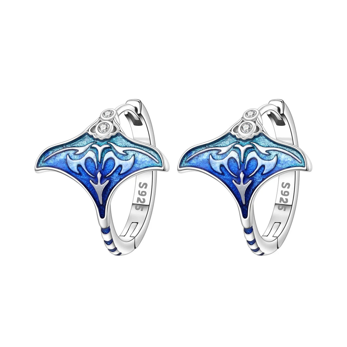 925 Sterling Silver Needle Iris Flower Hoop Earrings for Women Original Elegant Versatile Jewelry Birthday Party Fine Gift 2026