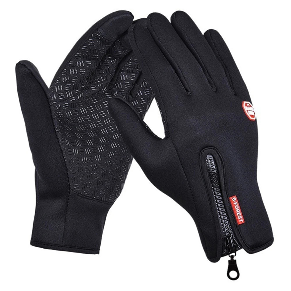 2024 Winter Warm Touchscreen Men's Gloves Sports Fishing Waterproof Ski Army Bike Snowboard Skis Skid Zipper Ladies Gloves