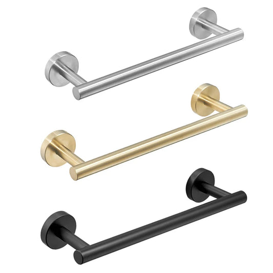 High quality 304 stainless steel bathroom accessory,single Towel bar,Towel rail, Towel holder Black Brush Gold