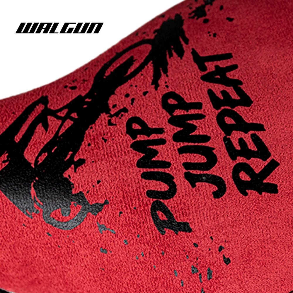 WALGUN BMX Bicycle Saddle Dirt Jump Cruiser Bike Seat with Embroidery Freestyle Racing Dowbhill Saddle MTB 265*170 Cycling Parts