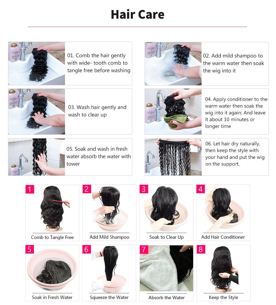 360 HD Transparent Lace Frontal Wigs Pre Plucked Brazilian Bone Straight 13x4 13x6 Lace Front Human Hair Wigs For Black Women