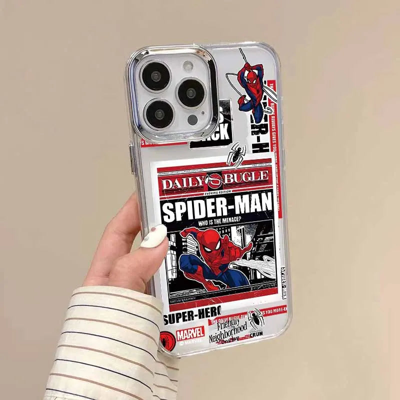 Cool Y-Spiders M-Man Phone Case For iPhone 17 16e 16 15 14 13 12 11 mini Pro Max X XR XSMAX 8 7 Air Plus Transparent Soft Cover