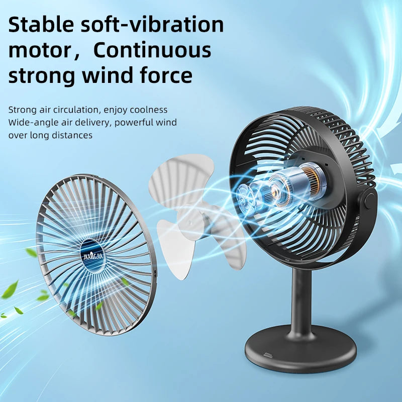 Small Electric Fan Home Dormitory Office Desktop High Wind Fan Portable Cooling fan Table Air circulators Fans Air Cooler