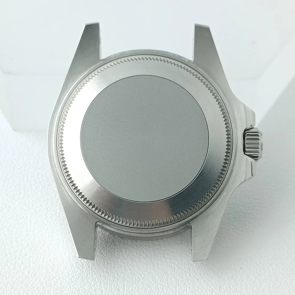 44MM Ceramic Bezel Case Silver SEA Big DEEP Homage Sapphire Crystal Watch Case Stainless 21MM Watch Strap Fit NH35 NH36 Movement