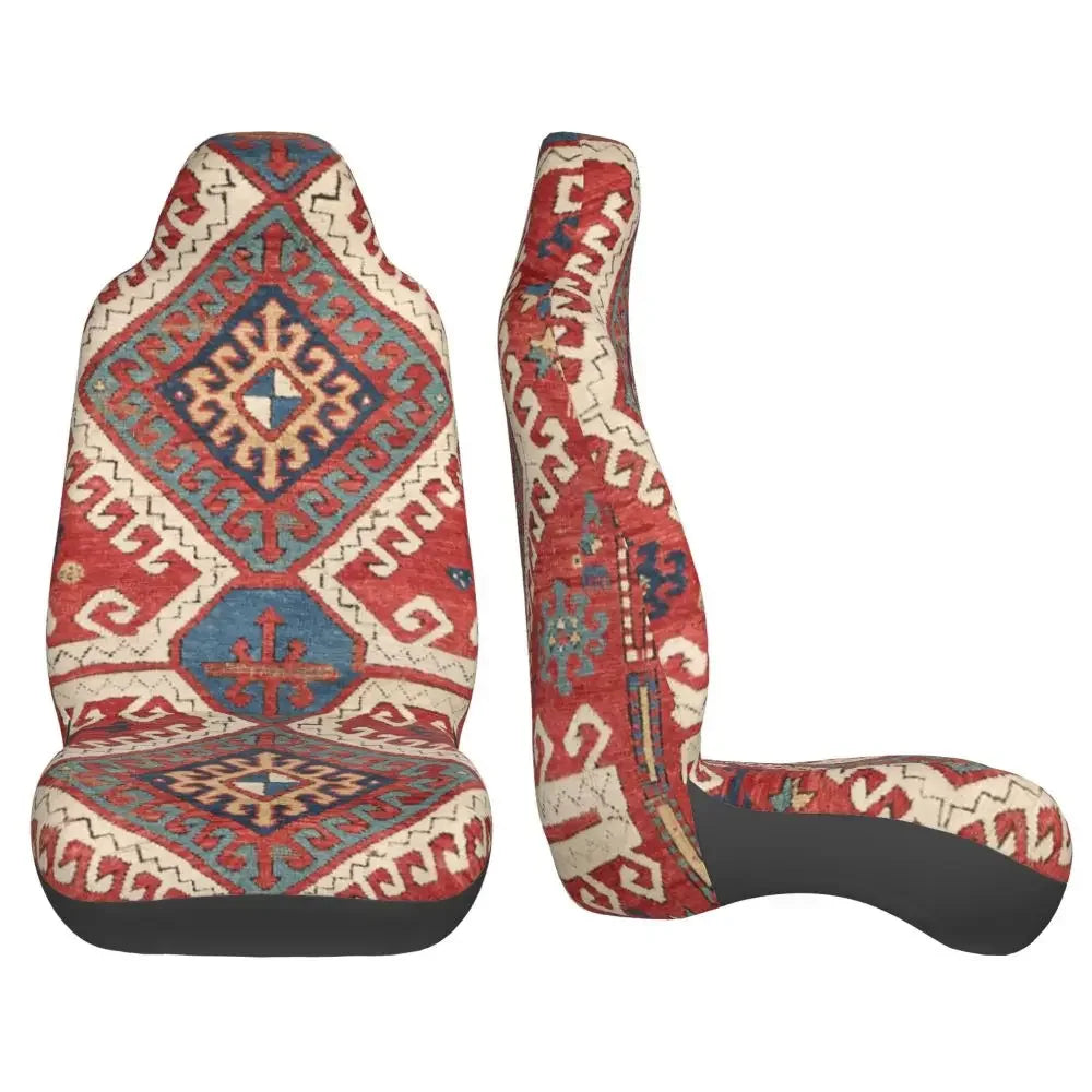 Boho Aztec Universal Car Seat Cover Four Seasons Women Ethnic Persian Tribal Car Seat Cushion Fabric Hunting