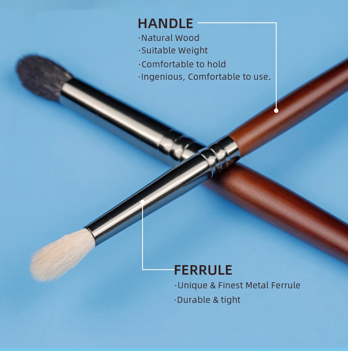 OVW Makeup Brushes Natural Hair Foundation Powder Eyeshadow Contour Professional Makeup brush Set Kit maquiagens