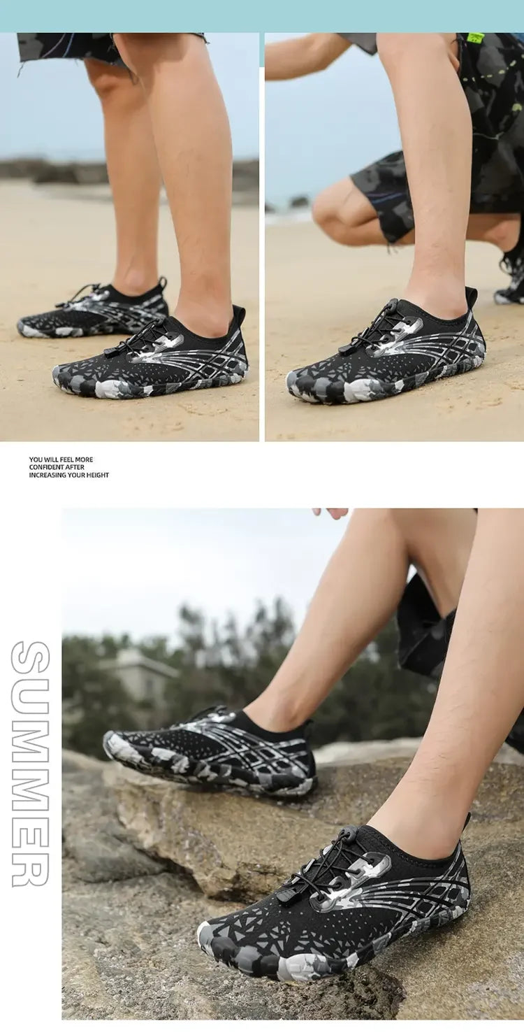 Unisex Shoes For Women Fitness Treadmill Indoor Outdoor Speed Interference Water Beach Couples Swimming Shoe Men Aqua Sneakers