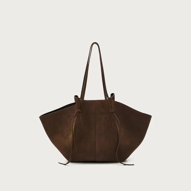 Luxury Large Capacity Women's Underarm Wing Bag, Female French Commuter Wings Handheld Shoulder Bag, Underarm Shopper Tote Bag