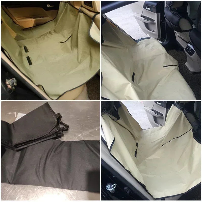 New Dog Car Seat Cover Waterproof Pet Carrier Backseat Cushion Mat for Dogs Folding Cat Hammock Trunk Rear Back Seat