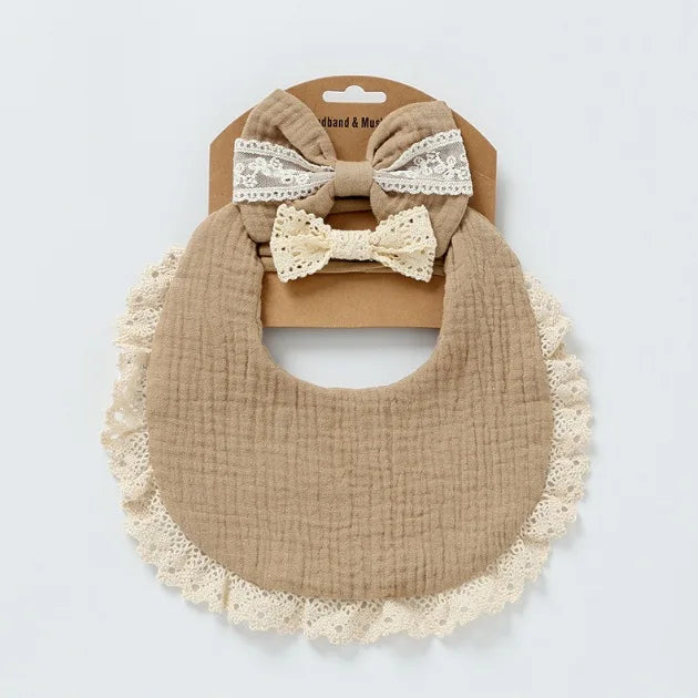 Personalized embroidered baby bib, baby pure cotton gauze bib, mouth in water, baby anti spitting, newborn bib, men's and women'