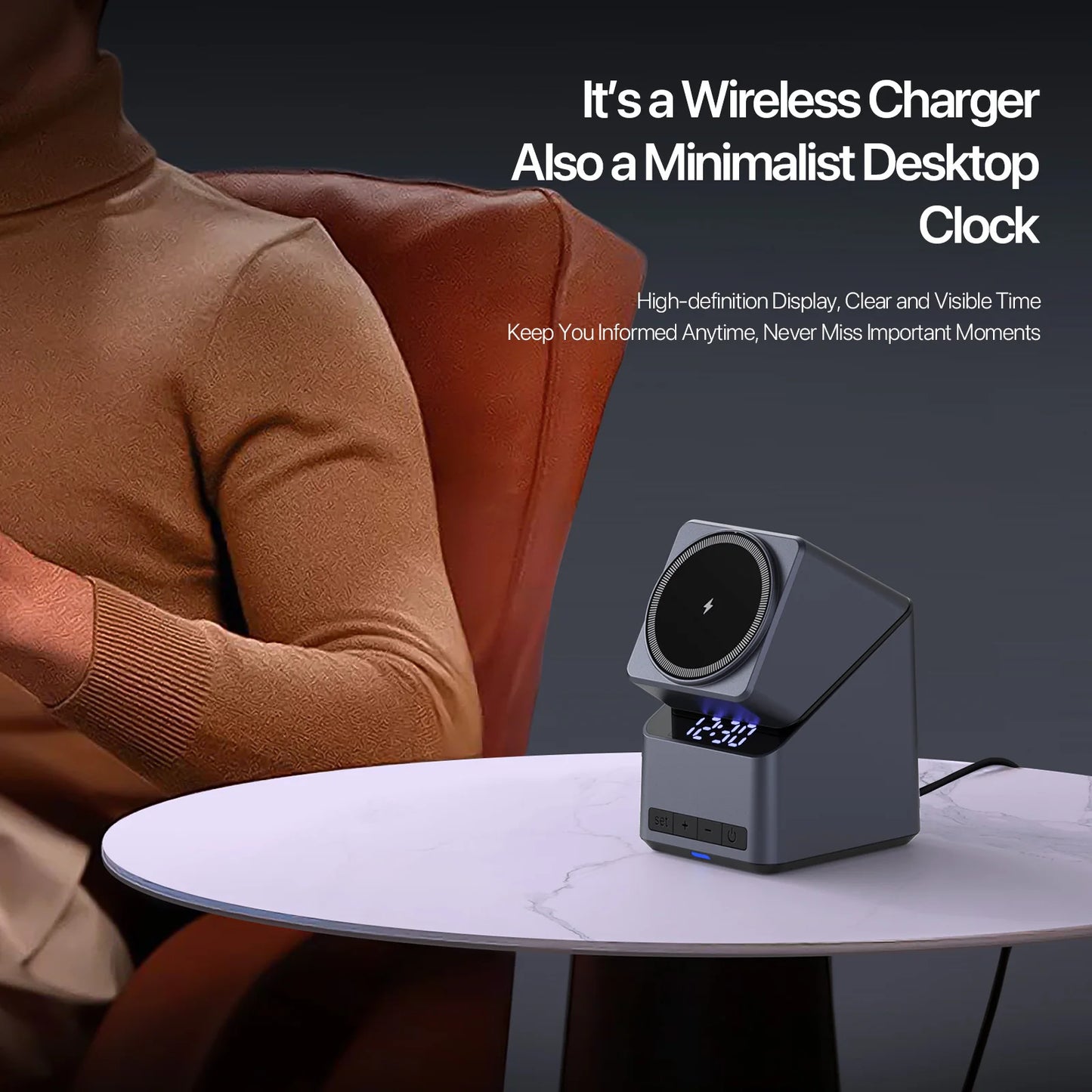 Wireless Charger Station 4 in 1 Fast Charging Dock Stand For iPhone 16 15 14 13 12 iWatch 9 8 7 Pro Airpods