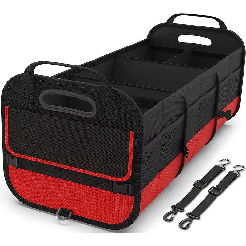 90L Foldable Trunk Storage Box Camping Waterproof Oxford Cloth Easy to Carry for Fishing travel Large-Capacity Car Organizer