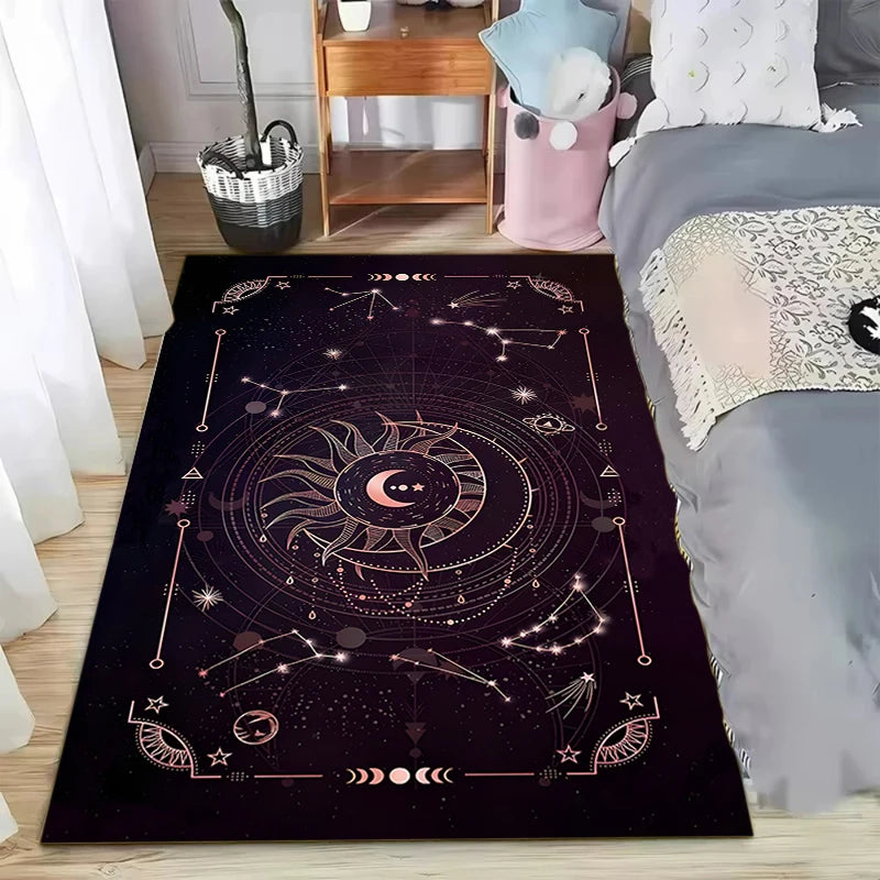 Welcome Madafakas Cat Doormat – Funny Meme-Themed Floor Mat with Angry Cat & Knife Graphic, Humorous Entryway Decor Carpet