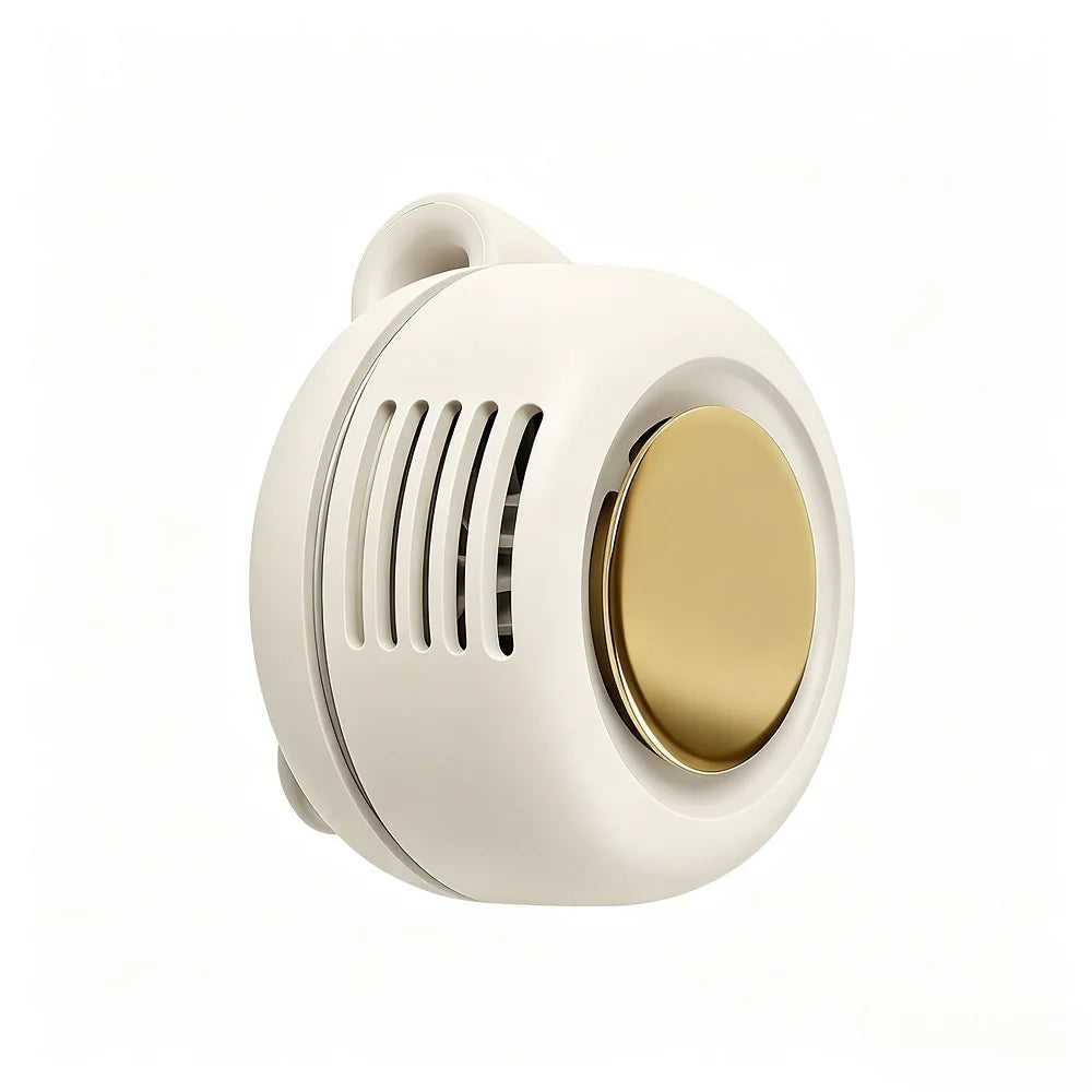 Portable Silent Mini Bladeless Fan Clip On Adjustable 3-Speed Suspended Whirlwind Fans For Outdoor & Travel & Office