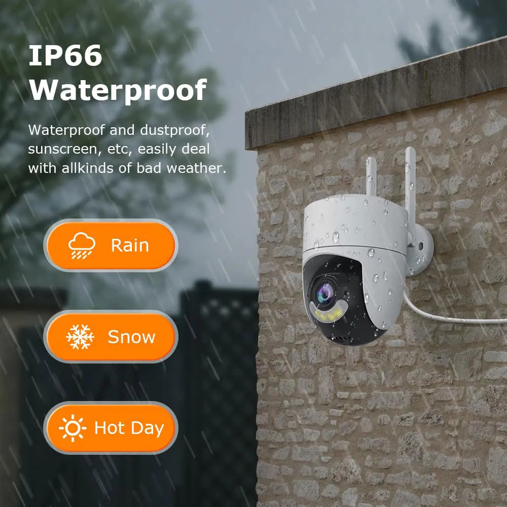 6MP Tuya Smart 5G WIFI Camera Outdoor Indoor Security Home PTZ Camera Auto Tracking Color Night Vision Wireless Surveillance Cam