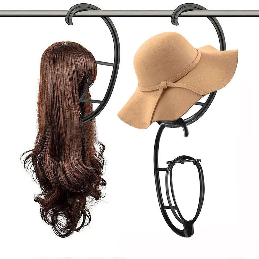 Multiple Wig Stand Holder Hanging Hair Extensions Wigs Accessories Organizer Storage Solution for Beauty Care