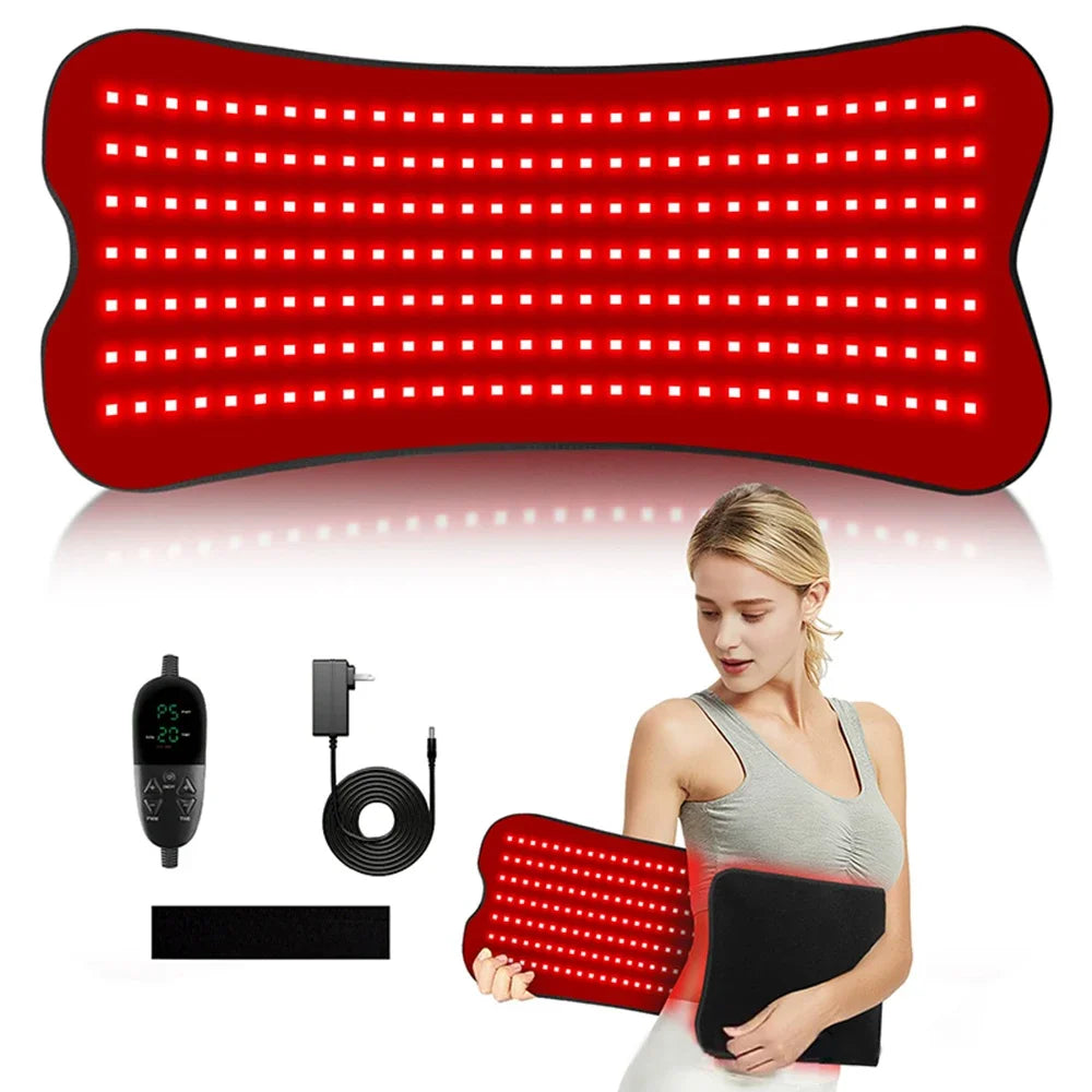 210pcs Red Infrared Light Therapy Pad LED Beauty Devices LED Bead Red Light Belt for Face and Body Back Knee Hands Feet Relief