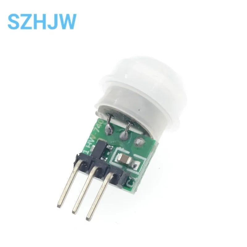 1-10pcs Mini IR Infrared Pyroelectric PIR Body Motion Human Sensor Detector Module