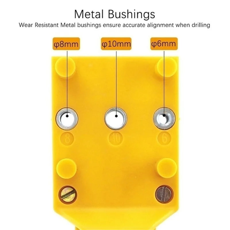 Woodworking Tool Handheld Drill Guide Hole Saw Tools Drill Bits Drilling Locator Straight Hole Locator Carpenter Corner Clamp