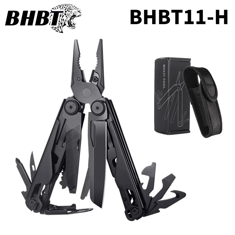 BHBT 19 in 1 Multitool Pliers Folding Knife Multi Tool Hoxagon Wrench Outdoor Camping EDC Tool Home Repair Maintenance
