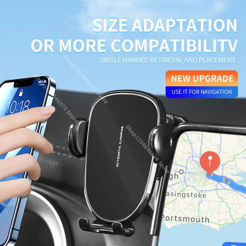 Car Phone Holder For Lexus ES 350 ES 300h ES 350h 2021 2022-2024 Wireless Charging Bracket Base Gravity Stand Phone Mount Base